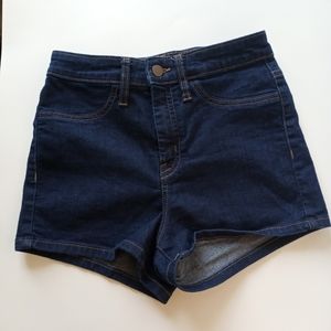 High Rise Denim shorts